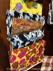 MaxSold Auction: Assorted Quilting/Craft Cotton Fabric Lot, 11 Pieces - Maple Ridge (British Columbia, Canada) PARTNER MANAGED Estate Sale Online Auction - Blanshard Street (STORAGE)