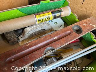 MaxSold Auction: Assorted Workshop Tools Lot in Cardboard Box - Maple Ridge (British Columbia, Canada) PARTNER MANAGED Estate Sale Online Auction - Blanshard Street (STORAGE)