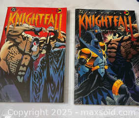 MaxSold Auction: Batman: Knightfall Parts One & Two — DC Comics Trade Paperbacks - Maple Ridge (British Columbia, Canada) PARTNER MANAGED Estate Sale Online Auction - Blanshard Street (STORAGE)
