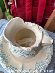 MaxSold Auction: Beverly Embossed Ceramic Pitcher and Basin Wash Set - Maple Ridge (British Columbia, Canada) PARTNER MANAGED Estate Sale Online Auction - Blanshard Street (STORAGE)
