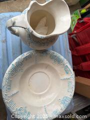 MaxSold Auction: Beverly Embossed Ceramic Pitcher and Basin Wash Set - Maple Ridge (British Columbia, Canada) PARTNER MANAGED Estate Sale Online Auction - Blanshard Street (STORAGE)