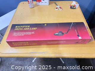 MaxSold Auction: Brico Magnifier Swing-Arm Lamp, Clamp or Mount (Bulb Not Included) - Maple Ridge (British Columbia, Canada) PARTNER MANAGED Estate Sale Online Auction - Blanshard Street (STORAGE)