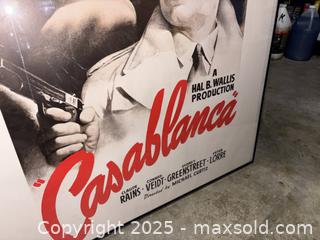 MaxSold Auction: Casablanca Framed Movie Poster, Approx. 24 x 36 in - Maple Ridge (British Columbia, Canada) PARTNER MANAGED Estate Sale Online Auction - Blanshard Street (STORAGE)