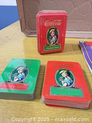 MaxSold Auction: Coca?Cola 1989 'Calendar Girls' 16?Month Calendar + 3 Card Sets - Maple Ridge (British Columbia, Canada) PARTNER MANAGED Estate Sale Online Auction - Blanshard Street (STORAGE)