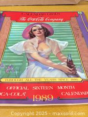MaxSold Auction: Coca?Cola 1989 'Calendar Girls' 16?Month Calendar + 3 Card Sets - Maple Ridge (British Columbia, Canada) PARTNER MANAGED Estate Sale Online Auction - Blanshard Street (STORAGE)