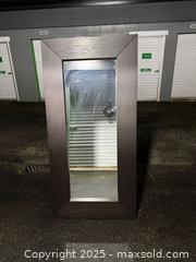MaxSold Auction: Full-Length Mirror with Dark Brown Wood Veneer Frame - Maple Ridge (British Columbia, Canada) PARTNER MANAGED Estate Sale Online Auction - Blanshard Street (STORAGE)