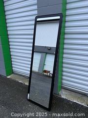 MaxSold Auction: Full-Length Rectangular Floor/Wall Mirror — Black Frame - Maple Ridge (British Columbia, Canada) PARTNER MANAGED Estate Sale Online Auction - Blanshard Street (STORAGE)