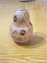 MaxSold Auction: Hand-Turned Wooden Matryoshka Nesting Doll - Maple Ridge (British Columbia, Canada) PARTNER MANAGED Estate Sale Online Auction - Blanshard Street (STORAGE)