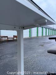 MaxSold Auction: Height-Adjustable Sit-Stand Desk, White Laminate Top 60 x 30 - Maple Ridge (British Columbia, Canada) SELLER MANAGED Estate Sale Online Auction - Blanshard Street (STORAGE)