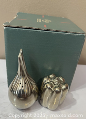 MaxSold Auction: Lenox Kirk Stieff Collection Silver-Tone Salt & Pepper Shakers - Maple Ridge (British Columbia, Canada) PARTNER MANAGED Estate Sale Online Auction - Blanshard Street (STORAGE)