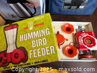 MaxSold Auction: Lot: Electric Kettle, Soft Cooler Bag, Hummingbird Feeder (3 items) - Maple Ridge (British Columbia, Canada) PARTNER MANAGED Estate Sale Online Auction - Blanshard Street (STORAGE)