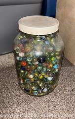 MaxSold Auction: Lot of 200–300 Glass Marbles with Clear Storage Jar - Maple Ridge (British Columbia, Canada) PARTNER MANAGED Estate Sale Online Auction - Blanshard Street (STORAGE)