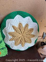 MaxSold Auction: Lot of 2 Vintage 1970s Retro Floral Decorative Throw Pillows - Maple Ridge (British Columbia, Canada) PARTNER MANAGED Estate Sale Online Auction - Blanshard Street (STORAGE)