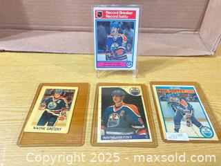 MaxSold Auction: Lot of 4 Edmonton Oilers Hockey Trading Cards, Early 1980s - Maple Ridge (British Columbia, Canada) SELLER MANAGED Estate Sale Online Auction - Blanshard Street (STORAGE)