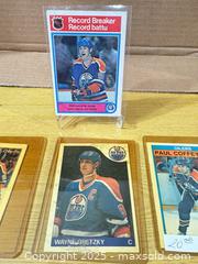 MaxSold Auction: Lot of 4 Edmonton Oilers Hockey Trading Cards, Early 1980s - Maple Ridge (British Columbia, Canada) SELLER MANAGED Estate Sale Online Auction - Blanshard Street (STORAGE)
