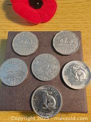 MaxSold Auction: Lot of 6 Silver Canadian 5-Cent Coins (Multiple Dates) - Maple Ridge (British Columbia, Canada) PARTNER MANAGED Estate Sale Online Auction - Blanshard Street (STORAGE)