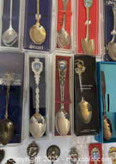 MaxSold Auction: Lot of Approximately 26 Vintage Souvenir/Collector Spoons - Maple Ridge (British Columbia, Canada) PARTNER MANAGED Estate Sale Online Auction - Blanshard Street (STORAGE)