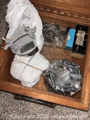 MaxSold Auction: Lot of Optical/Microscope Parts in Wooden Storage Box - Maple Ridge (British Columbia, Canada) PARTNER MANAGED Estate Sale Online Auction - Blanshard Street (STORAGE)