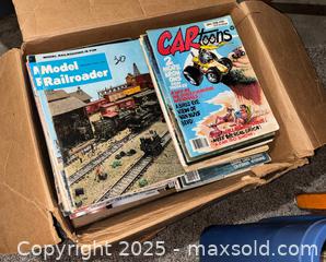 MaxSold Auction: Lot of Vintage Hobby Magazines, 1960s–1980s (est. 25) - Maple Ridge (British Columbia, Canada) PARTNER MANAGED Estate Sale Online Auction - Blanshard Street (STORAGE)