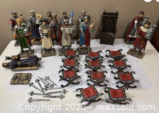 MaxSold Auction: Medieval Knights Figurine Lot with Accessories - Maple Ridge (British Columbia, Canada) PARTNER MANAGED Estate Sale Online Auction - Blanshard Street (STORAGE)