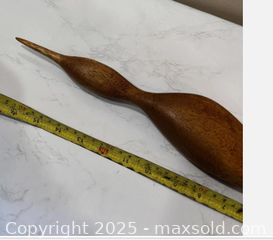 MaxSold Auction: Mid-Century Abstract Carved Wooden Bird Sculpture, 13 in - Maple Ridge (British Columbia, Canada) PARTNER MANAGED Estate Sale Online Auction - Blanshard Street (STORAGE)