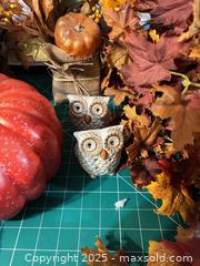 MaxSold Auction: Mixed Fall Autumn Home Decor Lot - Pumpkins, Garland, Owls - Maple Ridge (British Columbia, Canada) PARTNER MANAGED Estate Sale Online Auction - Blanshard Street (STORAGE)