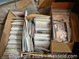 MaxSold Auction: Mixed Lot of Craft Stamps &#38; Metal Dies for Cardmaking - Maple Ridge (British Columbia, Canada) SELLER MANAGED Estate Sale Online Auction - Blanshard Street (STORAGE)