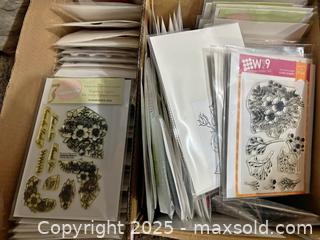 MaxSold Auction: Mixed Lot of Craft Stamps &#38; Metal Dies for Cardmaking - Maple Ridge (British Columbia, Canada) SELLER MANAGED Estate Sale Online Auction - Blanshard Street (STORAGE)