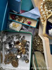 MaxSold Auction: Mixed Lot of Vintage Costume Jewelry, Approx. 40–80 Pieces - Maple Ridge (British Columbia, Canada) SELLER MANAGED Estate Sale Online Auction - Blanshard Street (STORAGE)