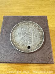 MaxSold Auction: Netherlands 2½ Gulden 1936 or 1933 Coin, Queen Wilhelmina - Maple Ridge (British Columbia, Canada) PARTNER MANAGED Estate Sale Online Auction - Blanshard Street (STORAGE)
