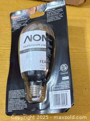 MaxSold Auction: NOMA Kaleidoscope LED Light Bulb E26 Model 151-3540-6 - Maple Ridge (British Columbia, Canada) PARTNER MANAGED Estate Sale Online Auction - Blanshard Street (STORAGE)