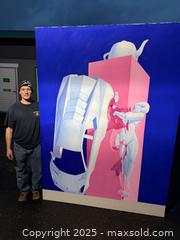 MaxSold Auction: Original Large-Scale Stretched Canvas Painting, 72 x 54 in - Maple Ridge (British Columbia, Canada) PARTNER MANAGED Estate Sale Online Auction - Blanshard Street (STORAGE)