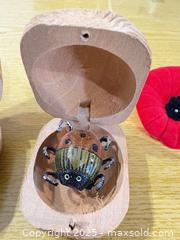 MaxSold Auction: Pair of Decorative Beetle Figurines in Hinged Wooden Boxes - Maple Ridge (British Columbia, Canada) PARTNER MANAGED Estate Sale Online Auction - Blanshard Street (STORAGE)