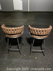 MaxSold Auction: Pair of Mid-Century Industrial Tufted Bar Stools - Maple Ridge (British Columbia, Canada) PARTNER MANAGED Estate Sale Online Auction - Blanshard Street (STORAGE)