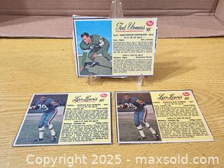 MaxSold Auction: Post Vintage Promotional Football Cereal Premium Cards — 3 cards - Maple Ridge (British Columbia, Canada) PARTNER MANAGED Estate Sale Online Auction - Blanshard Street (STORAGE)