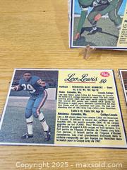 MaxSold Auction: Post Vintage Promotional Football Cereal Premium Cards — 3 cards - Maple Ridge (British Columbia, Canada) PARTNER MANAGED Estate Sale Online Auction - Blanshard Street (STORAGE)
