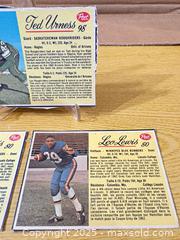 MaxSold Auction: Post Vintage Promotional Football Cereal Premium Cards — 3 cards - Maple Ridge (British Columbia, Canada) PARTNER MANAGED Estate Sale Online Auction - Blanshard Street (STORAGE)