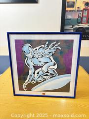 MaxSold Auction: Silver Surfer Framed Marvel Poster - Blue Plastic Frame - Maple Ridge (British Columbia, Canada) PARTNER MANAGED Estate Sale Online Auction - Blanshard Street (STORAGE)