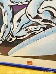 MaxSold Auction: Silver Surfer Framed Marvel Poster - Blue Plastic Frame - Maple Ridge (British Columbia, Canada) PARTNER MANAGED Estate Sale Online Auction - Blanshard Street (STORAGE)