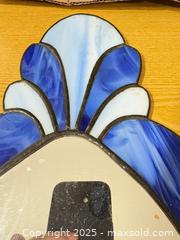 MaxSold Auction: Stained Glass Decorative Wall Mirror, ~24" x 10–11" - Maple Ridge (British Columbia, Canada) PARTNER MANAGED Estate Sale Online Auction - Blanshard Street (STORAGE)
