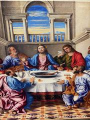 MaxSold Auction: Stretched Canvas Print — The Last Supper (48 x 24 in) - Maple Ridge (British Columbia, Canada) PARTNER MANAGED Estate Sale Online Auction - Blanshard Street (STORAGE)