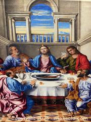 MaxSold Auction: Stretched Canvas Print — The Last Supper (48 x 24 in) - Maple Ridge (British Columbia, Canada) PARTNER MANAGED Estate Sale Online Auction - Blanshard Street (STORAGE)