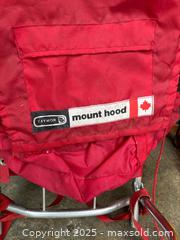 MaxSold Auction: Taymor Mount Hood Red External-Frame Backpack - Maple Ridge (British Columbia, Canada) PARTNER MANAGED Estate Sale Online Auction - Blanshard Street (STORAGE)