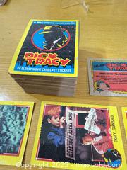 MaxSold Auction: Topps Dick Tracy — A Topps Movie Card Series Lot (Loose Cards) - Maple Ridge (British Columbia, Canada) PARTNER MANAGED Estate Sale Online Auction - Blanshard Street (STORAGE)