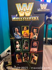 MaxSold Auction: Upright WWE WrestleFest Arcade Cabinet (Dedicated) - Maple Ridge (British Columbia, Canada) SELLER MANAGED Estate Sale Online Auction - Blanshard Street (STORAGE)