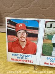 MaxSold Auction: Vintage 1970s Baseball Trading Cards Uncut Panel (Lot) - Maple Ridge (British Columbia, Canada) PARTNER MANAGED Estate Sale Online Auction - Blanshard Street (STORAGE)