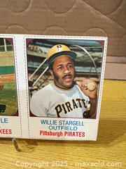 MaxSold Auction: Vintage 1970s Baseball Trading Cards Uncut Panel (Lot) - Maple Ridge (British Columbia, Canada) PARTNER MANAGED Estate Sale Online Auction - Blanshard Street (STORAGE)