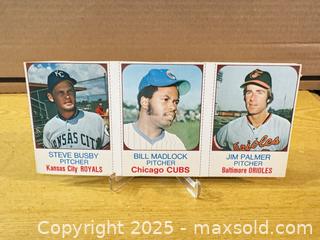 MaxSold Auction: Vintage 1970s Uncut Strip of 3 Baseball Cards - Maple Ridge (British Columbia, Canada) PARTNER MANAGED Estate Sale Online Auction - Blanshard Street (STORAGE)