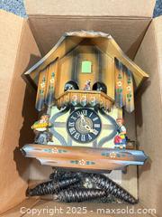 MaxSold Auction: VTG. West Germany Chalet Cuckoo Clock with Kaiserwalzer Tune - Maple Ridge (British Columbia, Canada) SELLER MANAGED Estate Sale Online Auction - Blanshard Street (STORAGE)