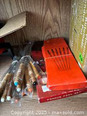 MaxSold Auction: West Bend (ChefWare) Electric Fondue Pot No. 5397 Pimento - Maple Ridge (British Columbia, Canada) PARTNER MANAGED Estate Sale Online Auction - Blanshard Street (STORAGE)